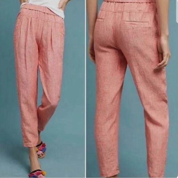 Anthropologie Loose Fit Cotton Pants Size XS - Picture 1 of 7